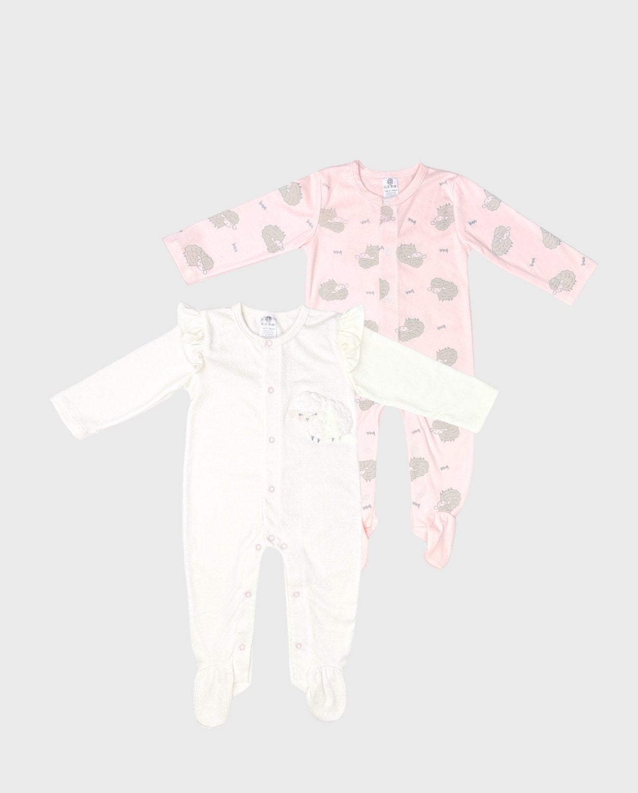 Set 2 Pijamas Estampado Oveja Niña