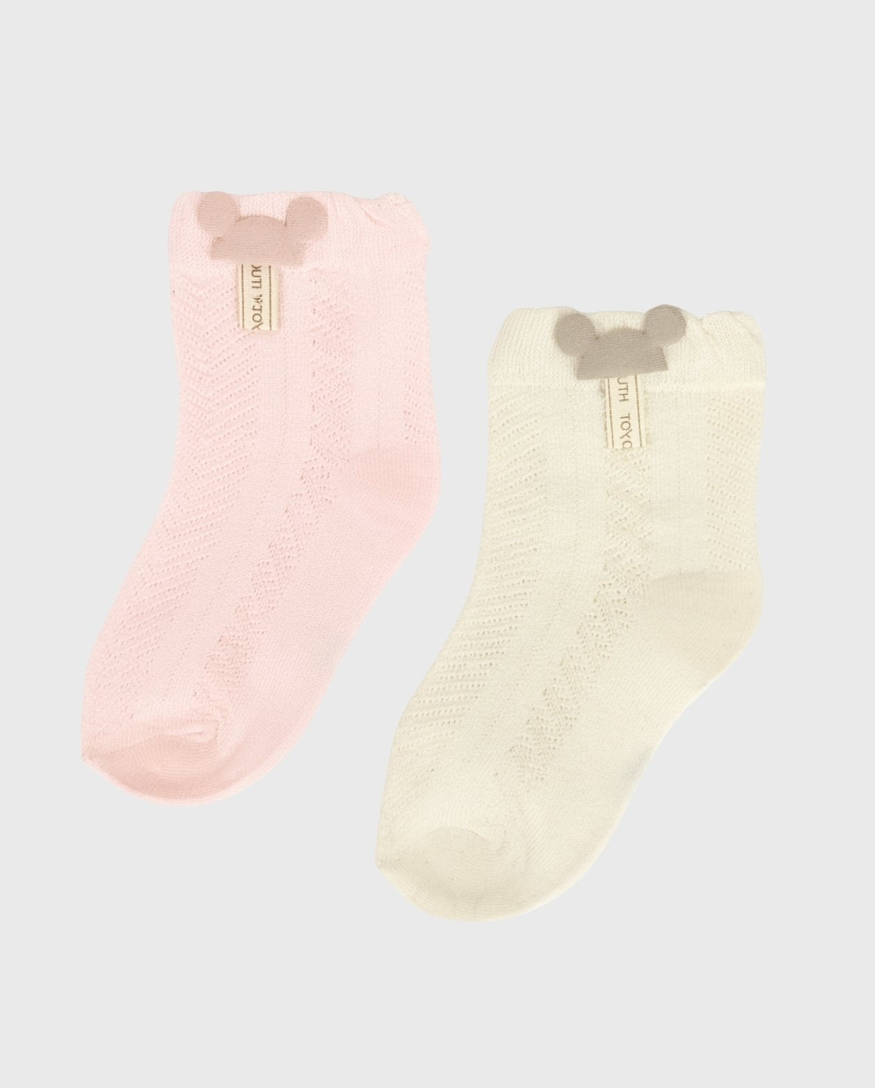 Medias Tobillera Detalle Mickey Pink