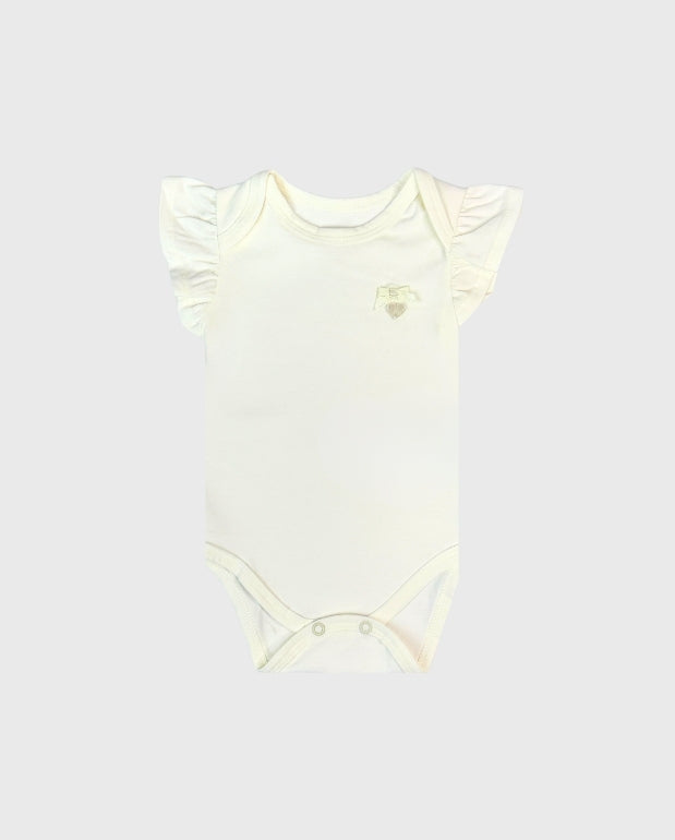 Body Bebé Unicolor Milon blanco