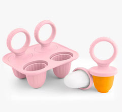 Molde Para Helados en Silicona palo rosa