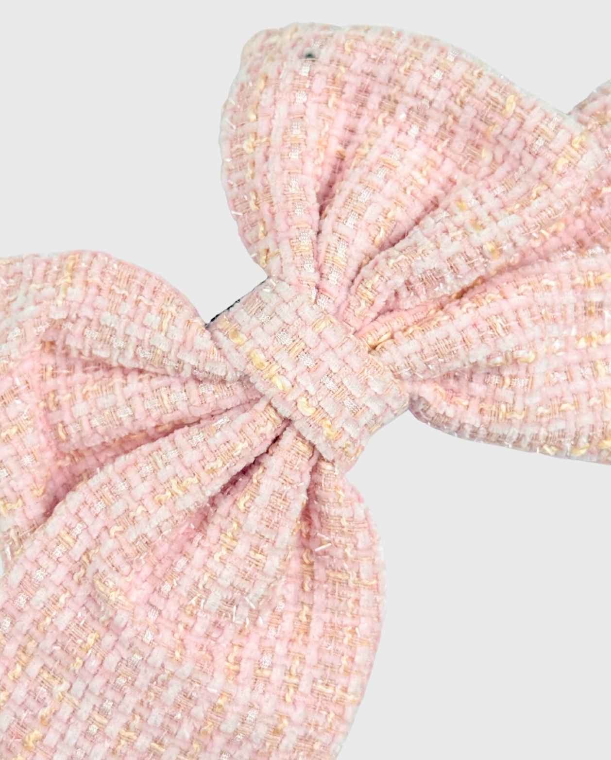 Moño Coquette Galleta Rosa