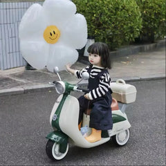 Moto Eléctrica Montable Para Niños Vintage Diseño
