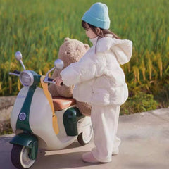 Moto Eléctrica Montable Para Niños Vintage