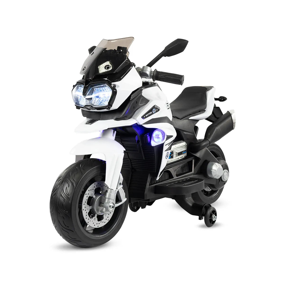 Moto Montable Eléctrico Storm Blanco