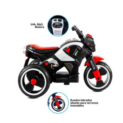 Moto Montable Galaxy Rojo Prinsel DETALLES