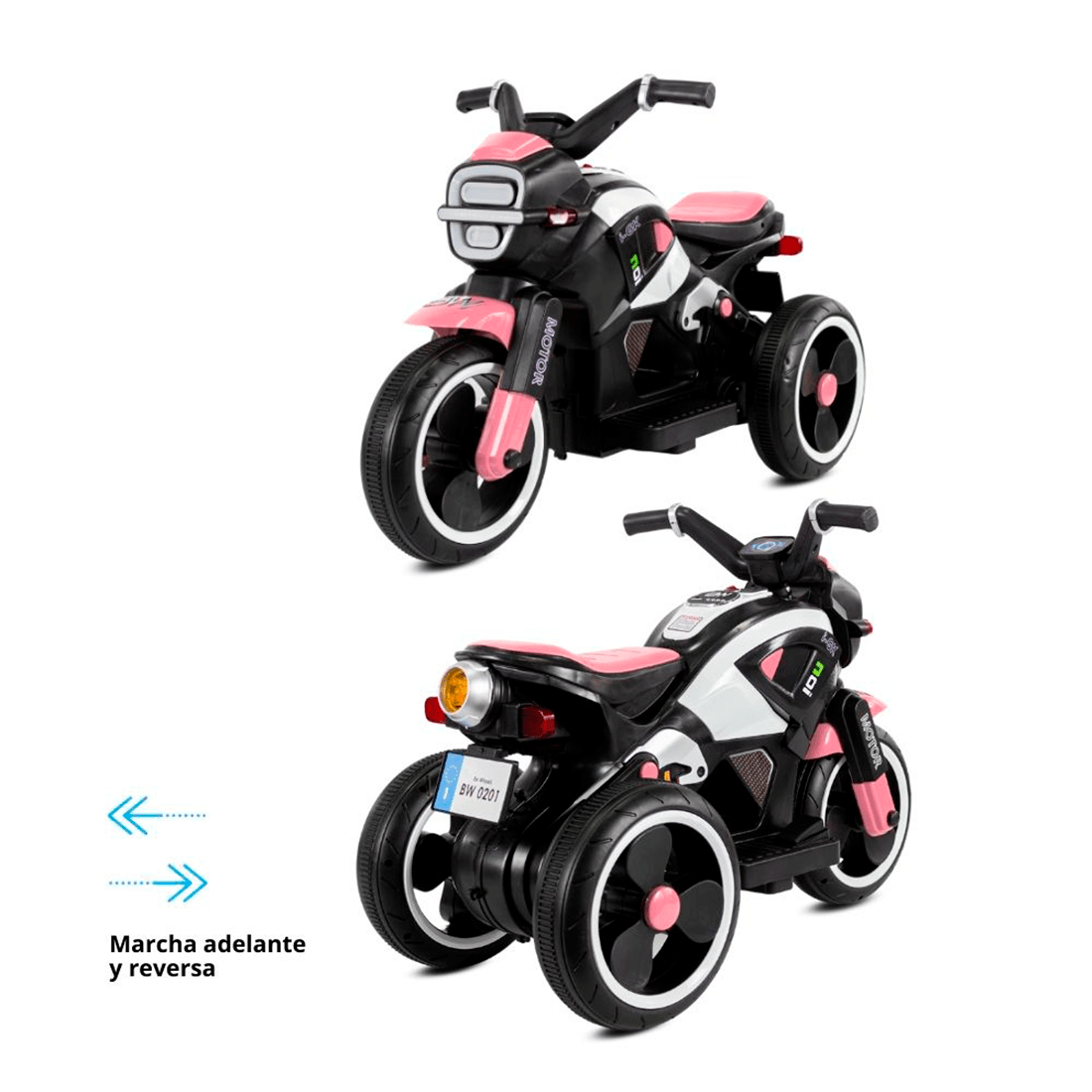 Moto Montable Galaxy Rosa Prinsel MARCHA