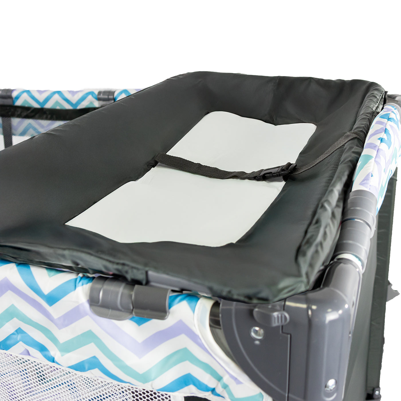 Cuna Corral Colecho Nest Gray Bebesit cambiador