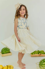 Vestido Ofrenda Beige Lilo