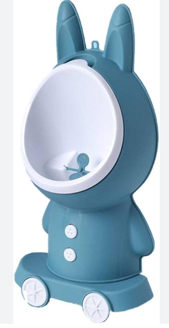 Orinal Con Ruedas Conejo Aguamarina