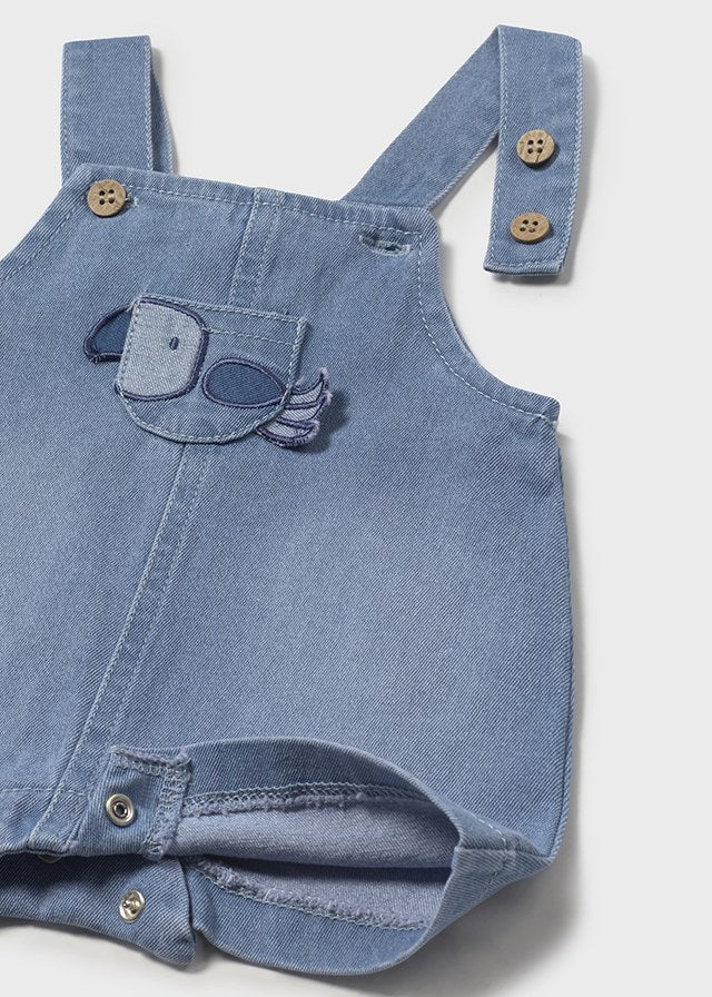 Overol Denim Pajaro Mayoral detalle