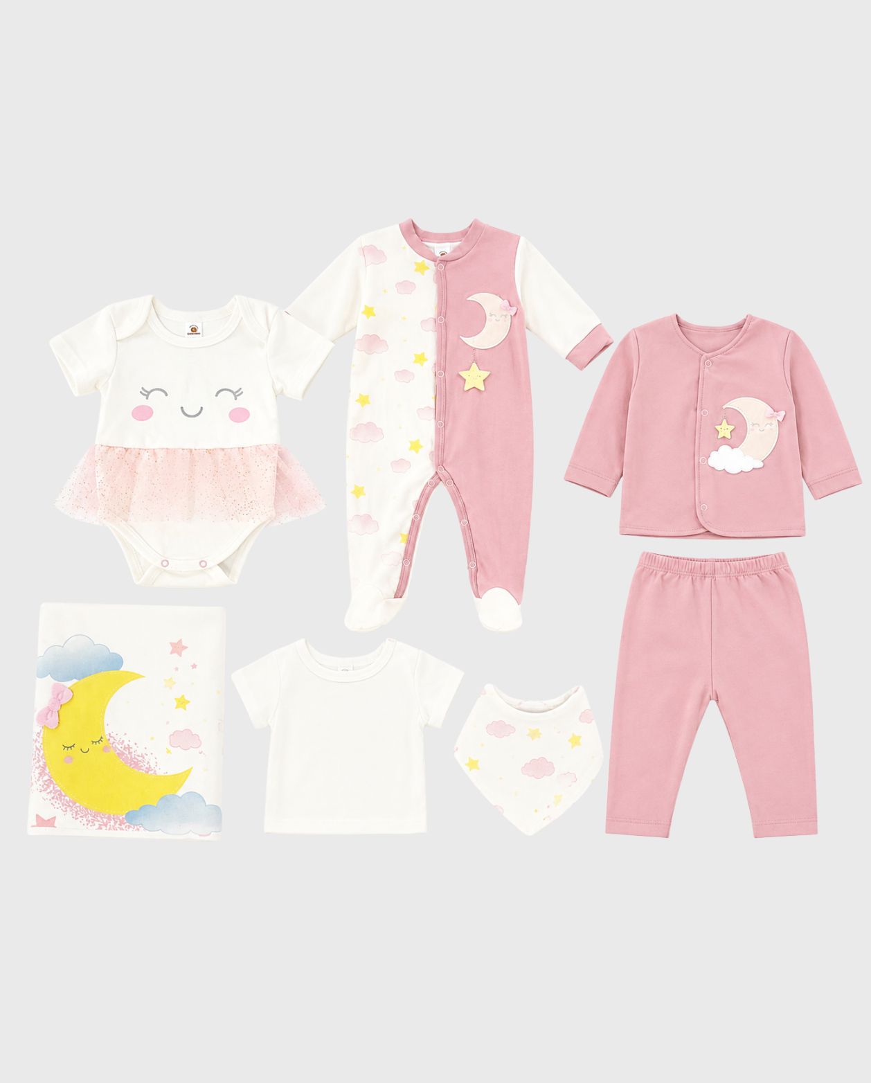 Set Primer Día Combinado Luna Lila modelo