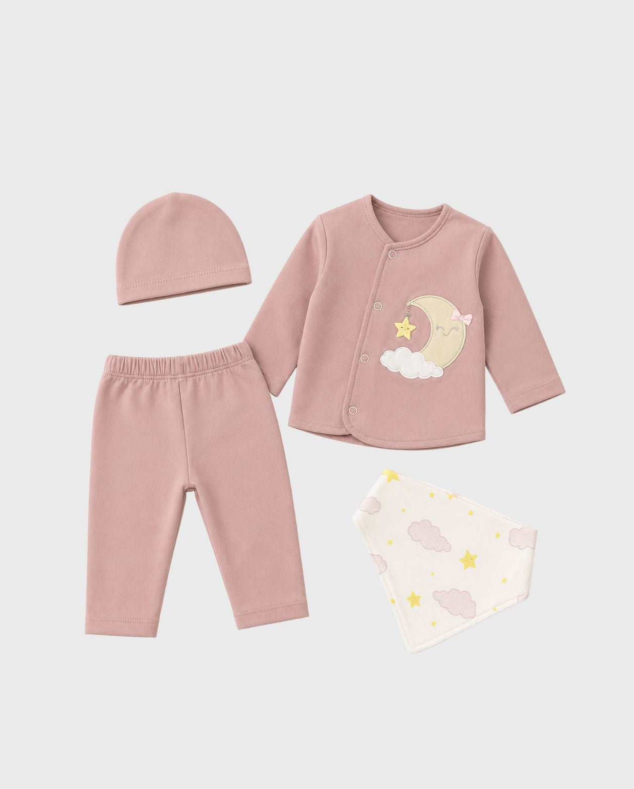 Set Primer Día Combinado Luna Lila estilo