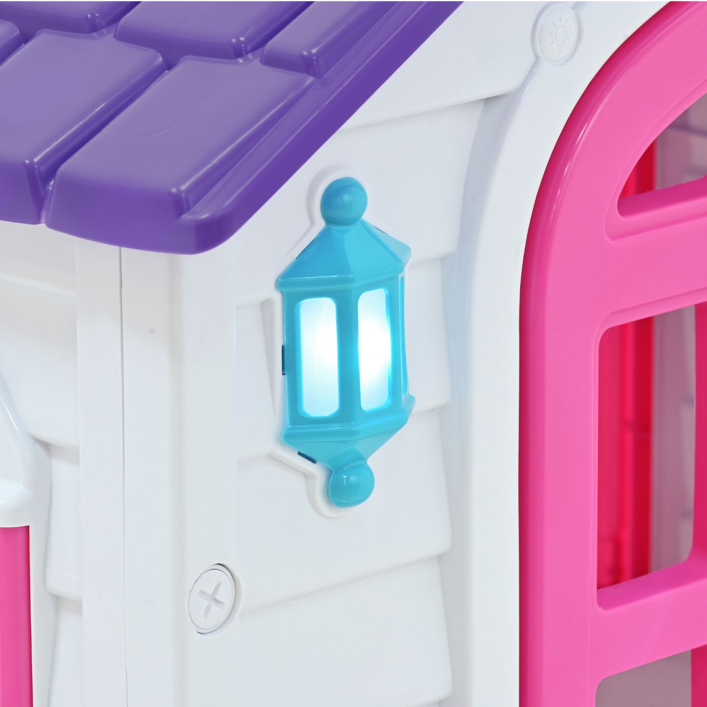 Casa para Niñas Playhouse 2 en 1 Girl  Luces