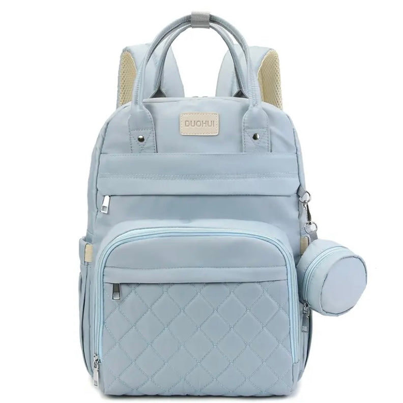 Pañalera Morral Con Modero Duohui azul