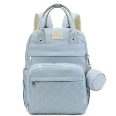Pañalera Morral Con Modero Duohui azul