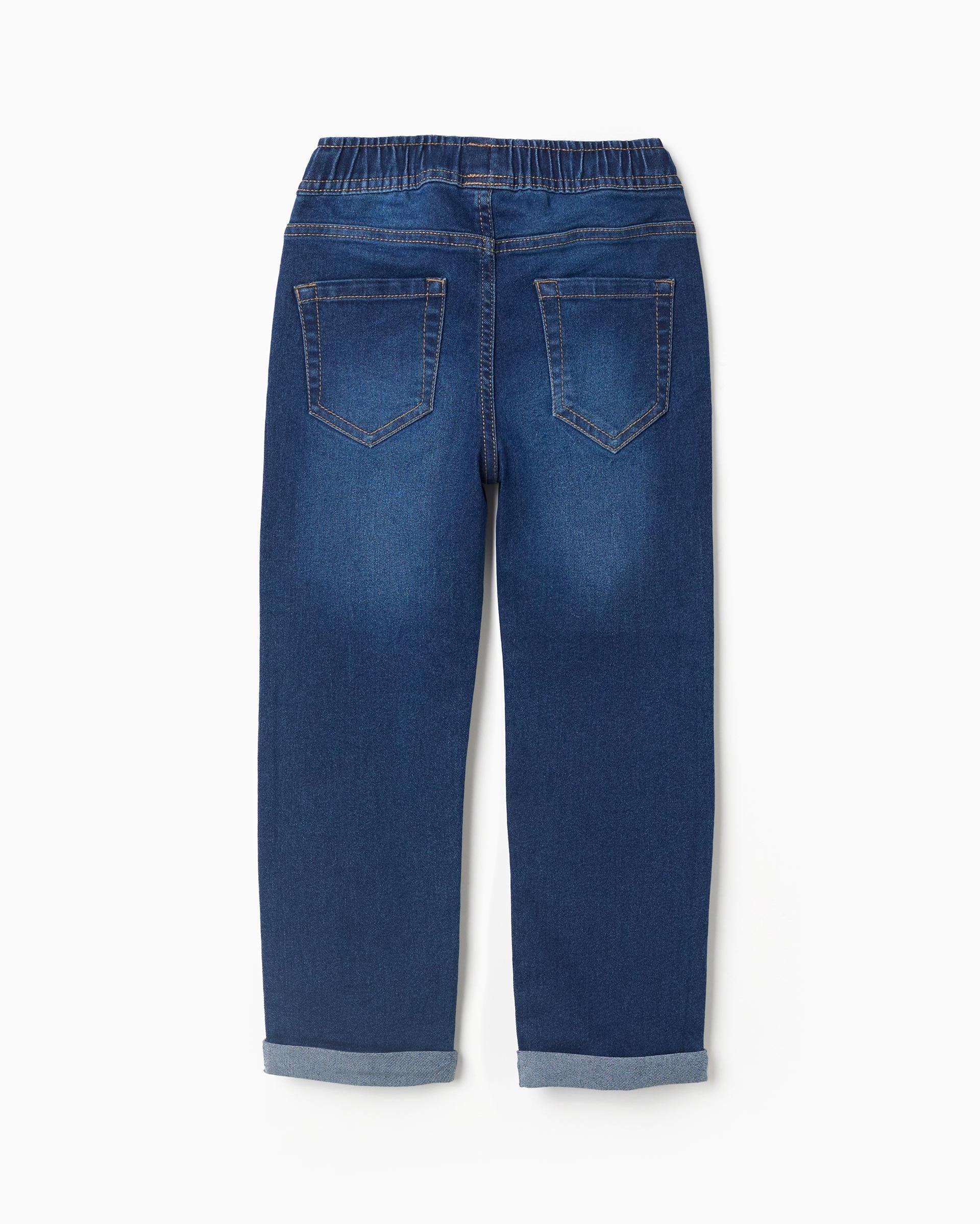 Pantalón Cintura Resorte Denim Azul Oscuro Zippy
 diseño