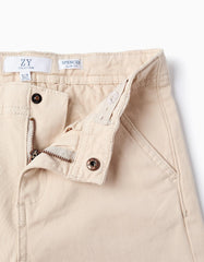 Pantalón Dril Beige Zippy ajustable