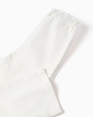 Pantalón Resorte Bolsillos Blanco Zippy detalle