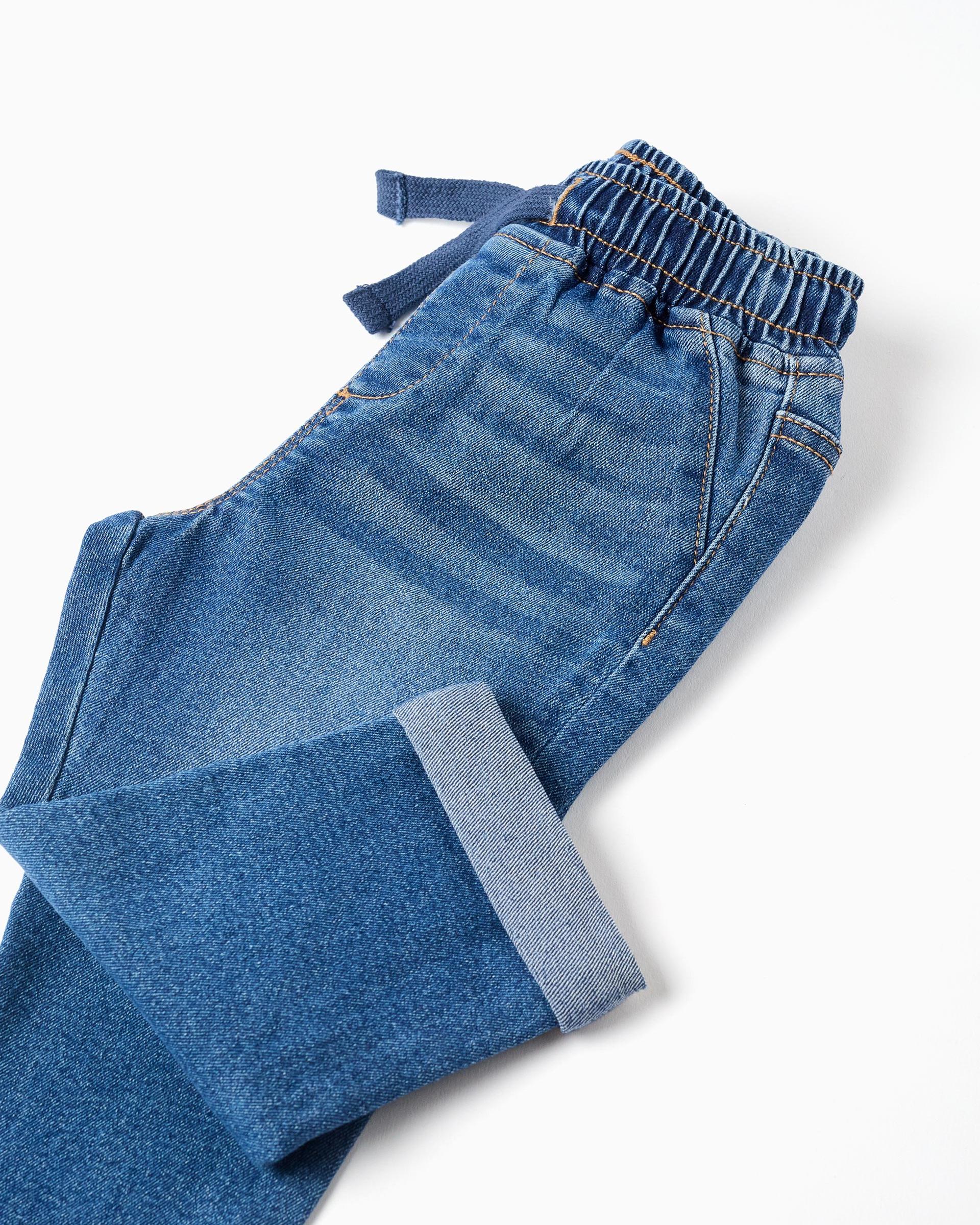 Pantalón Resorte Denim Azul Zippy estilo