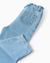 Pantalón Resorte Denim Claro Zippy bolsillo