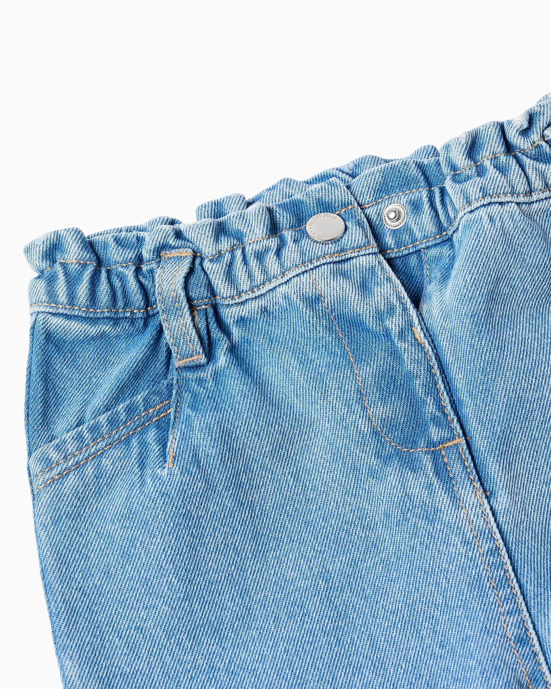 Pantalón Resorte Denim Claro Zippy detalle