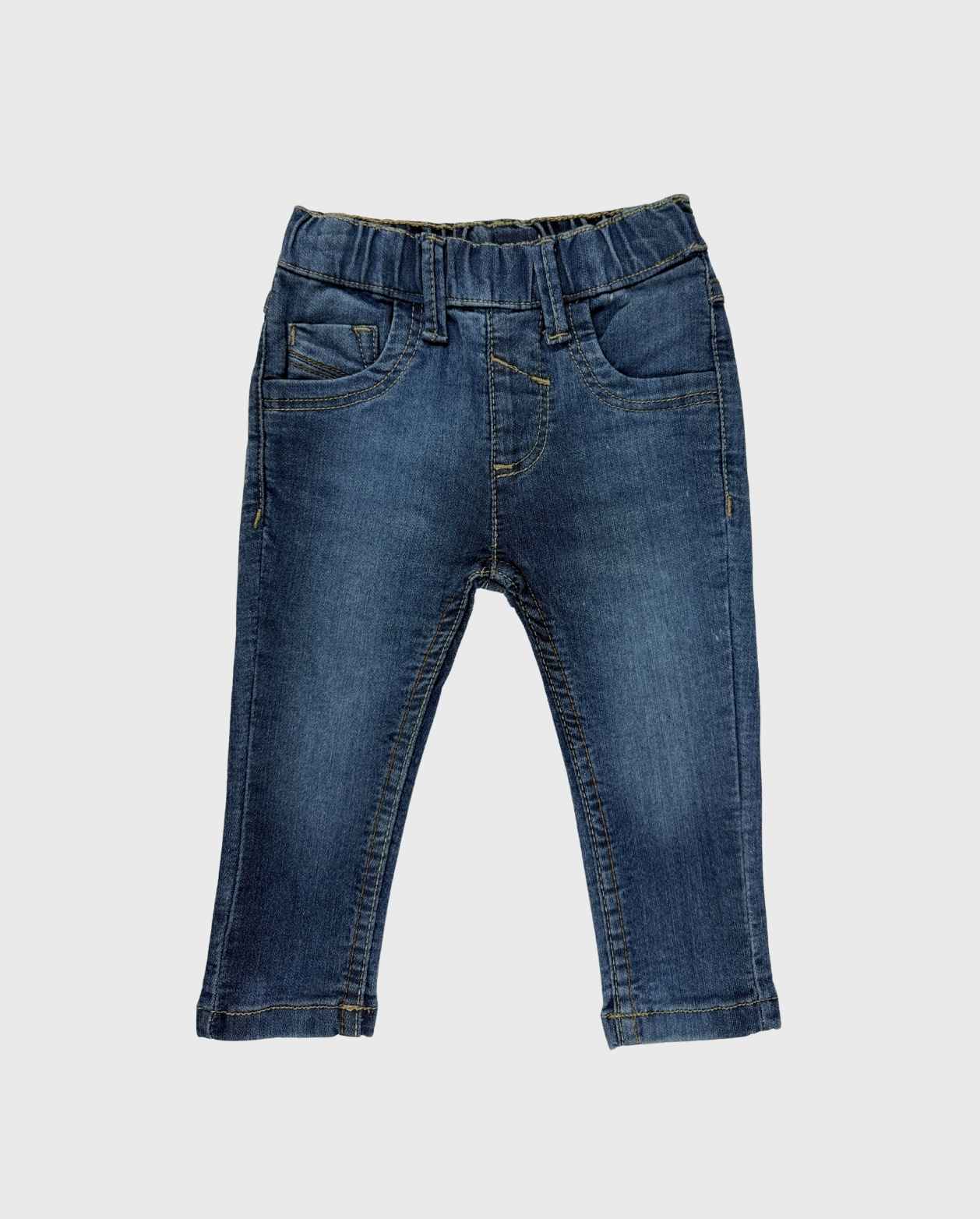 Pantalón Over Denim Estilo Medio