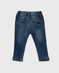 Pantalón Over Denim Estilo Medio