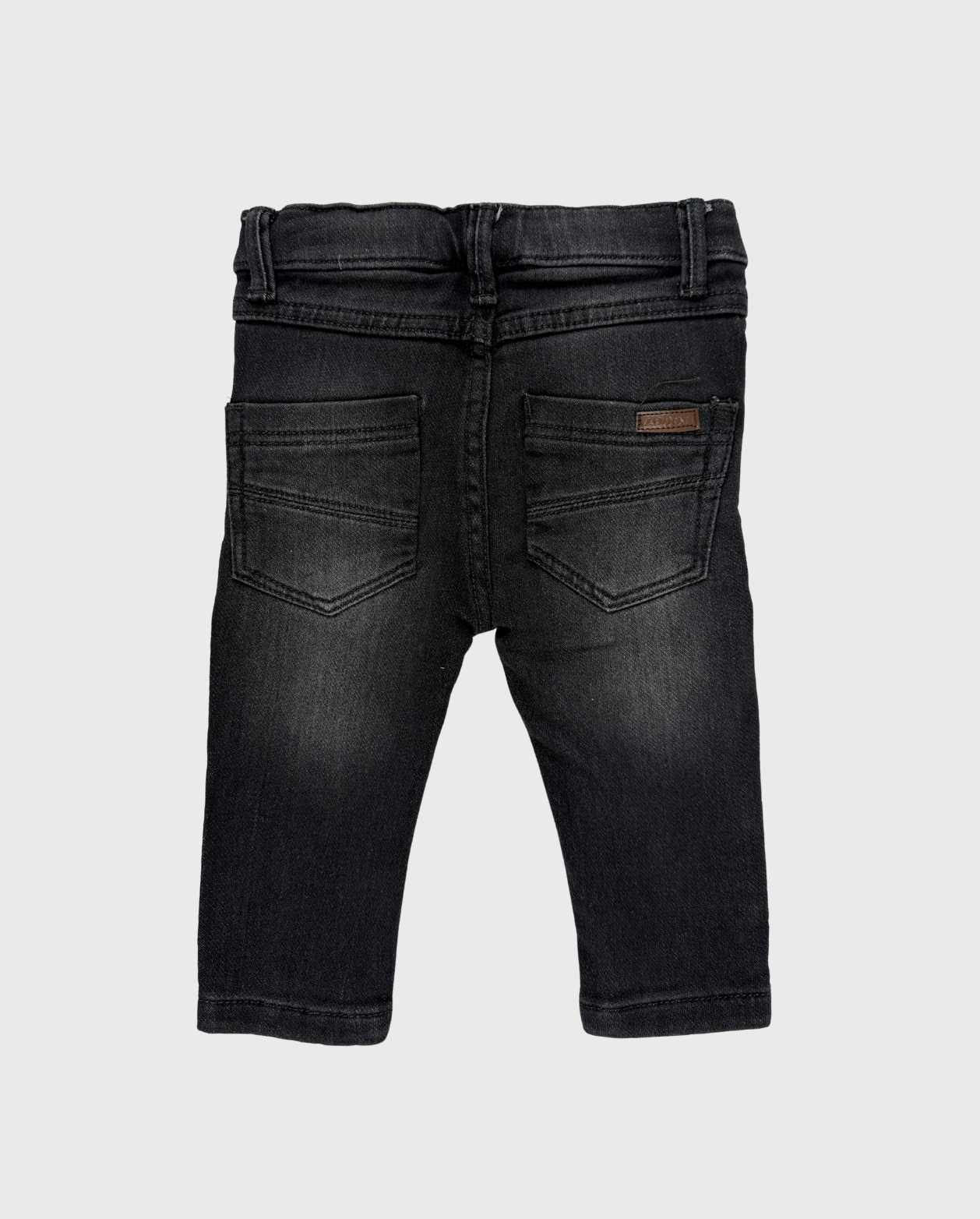 Pantalón Over Denim Negro Medio Travesuras