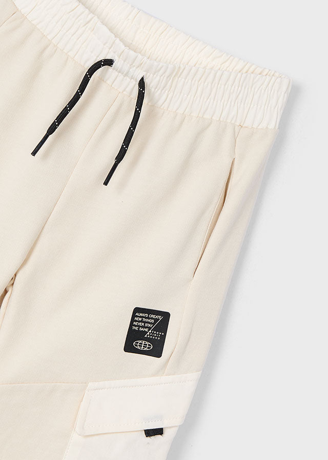 Pantalon Cargo Beige Mayoral cintura