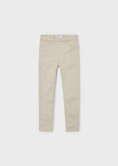 Pantalon Detalle Brillos Beige Mayoral