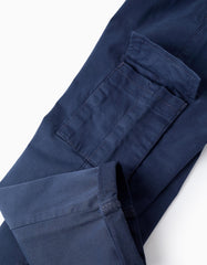 Pantalon Dril Cargo Navy Zippy bolsillo