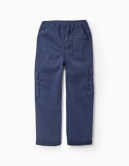 Pantalon Dril Cargo Navy Zippy estilo