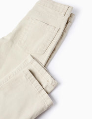 Pantalon Dril Clasico Beige Zippy detalle