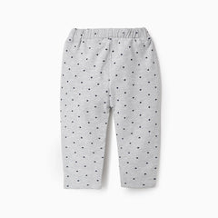 Pantalon Moño Puntos Gris Zippy
