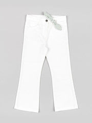 Pantalon Para Niña Blanco Losan