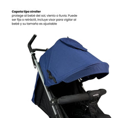 Coche Paseador Europeo Yogger Maxibaby Azul Capota