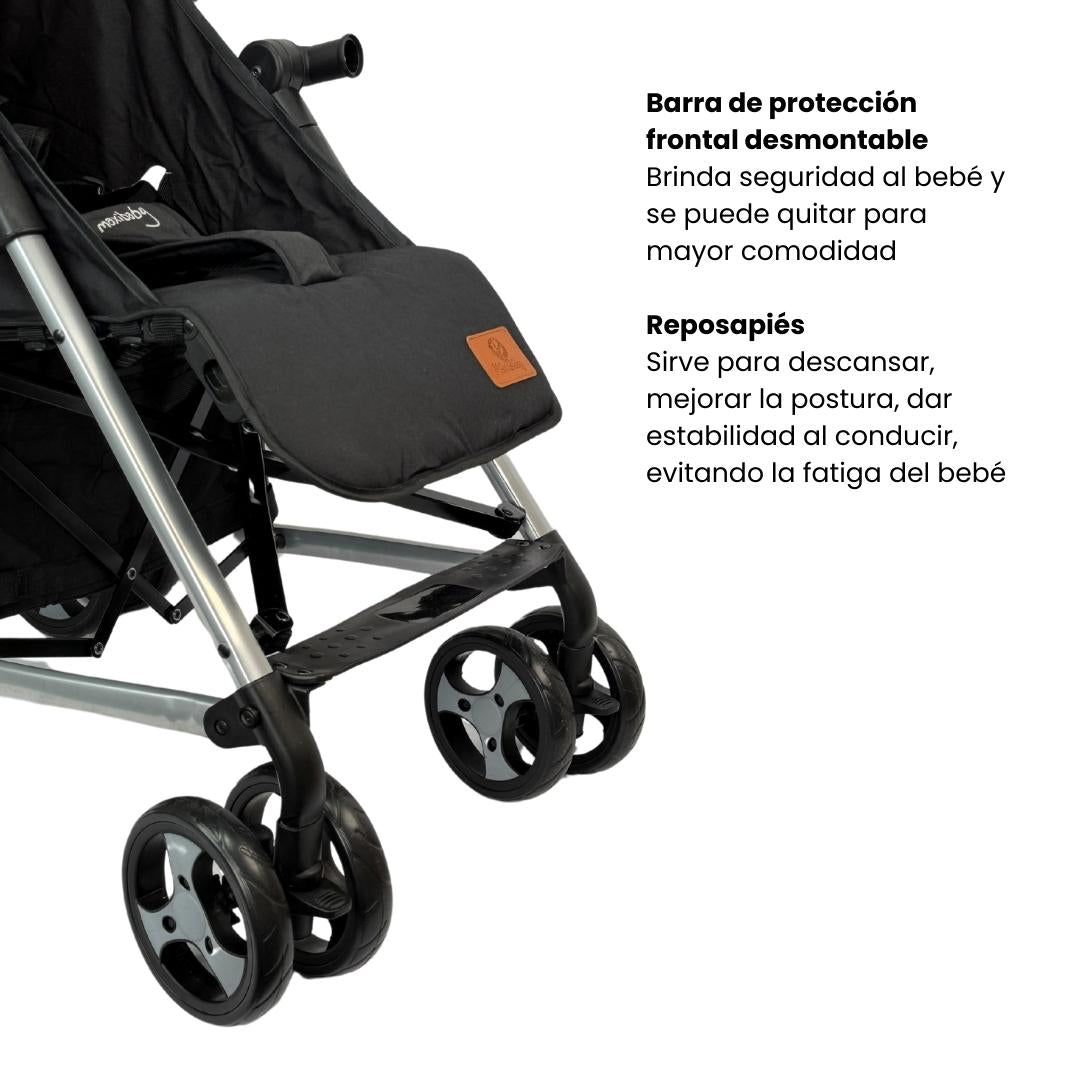 Coche Paseador Europeo Yogger Maxibaby Negro Black