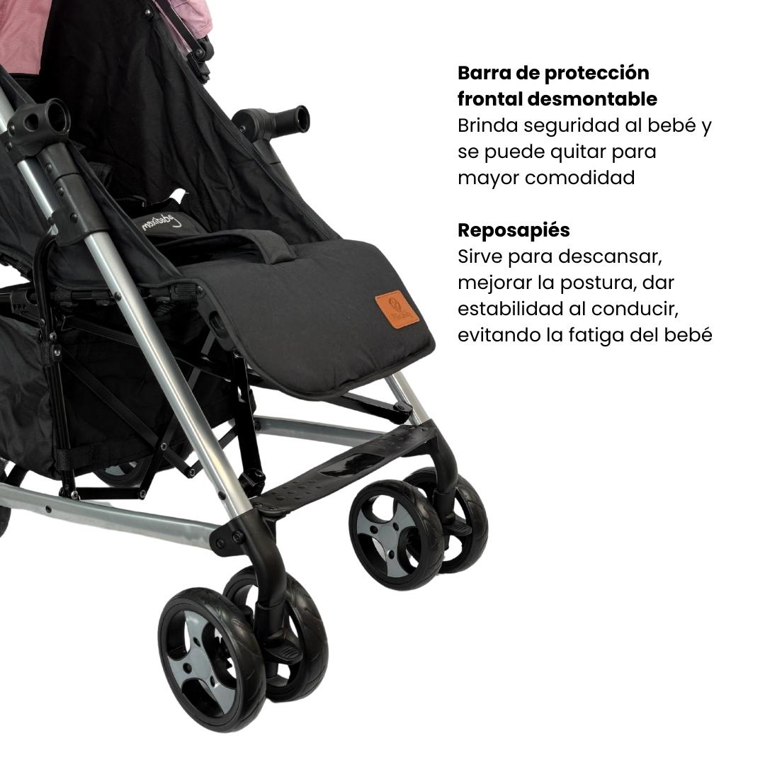 Coche Paseador Europeo Yogger Maxibaby Rosa Detalles