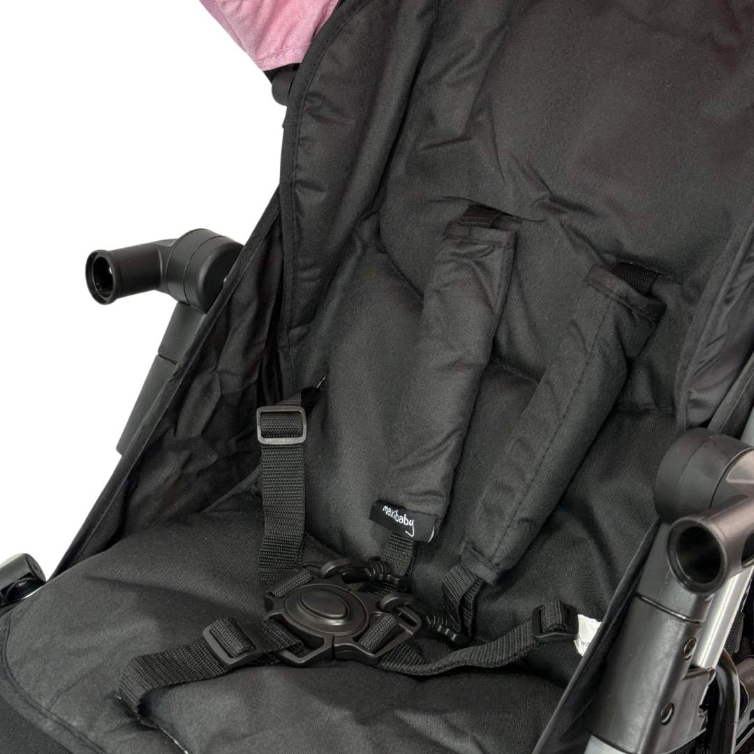 Coche Paseador Europeo Yogger Maxibaby Rosa Cinturón