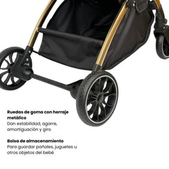 Coche Maleta Zoom Maxibaby Gris Ruedas