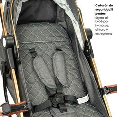 Coche Maleta Zoom Maxibaby Gris Seguridad
