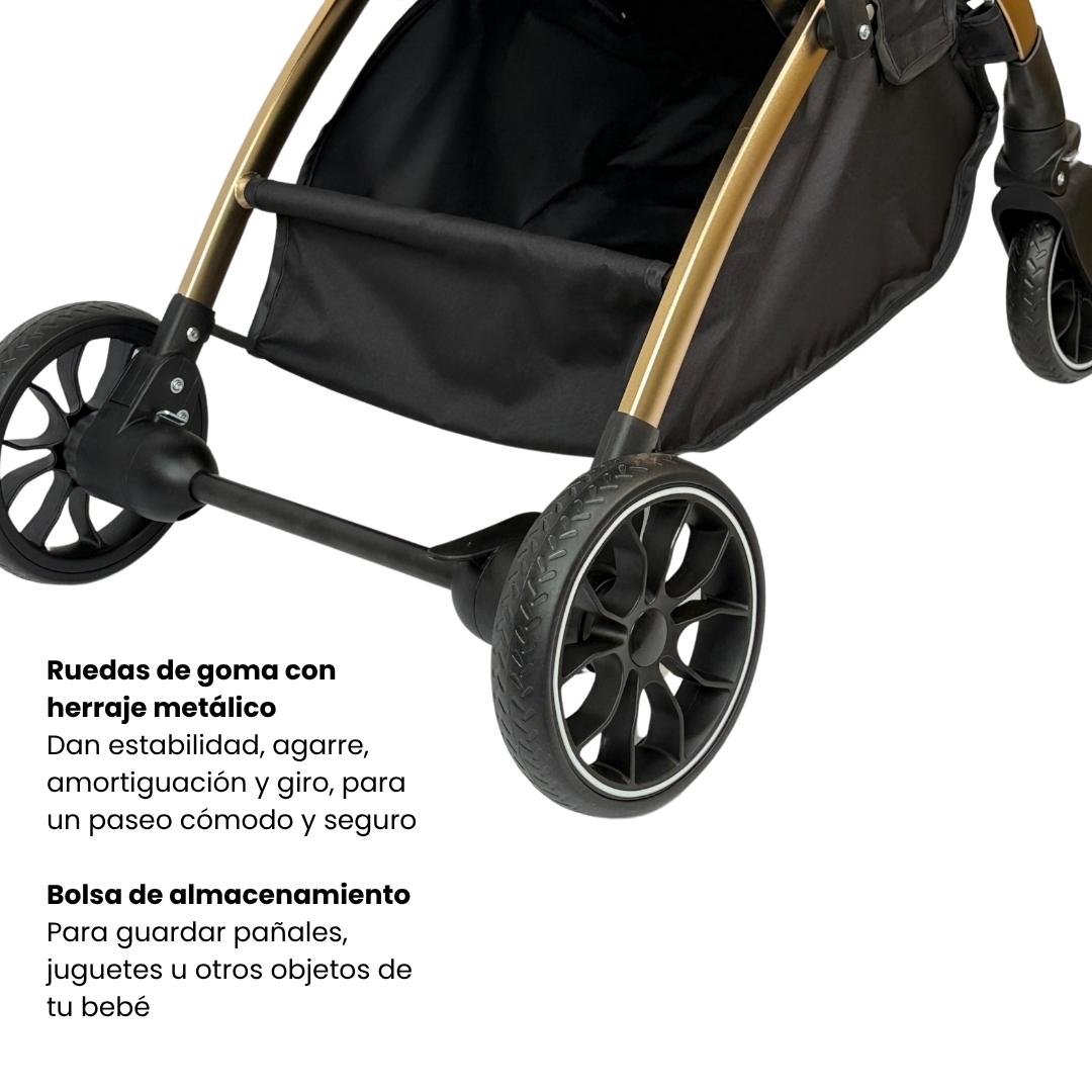 Coche Maleta Zoom Maxibaby Negro Ruedas