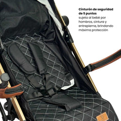 Coche Maleta Zoom Maxibaby Negro Cinturón