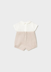 Pelele Ceremonia Cuello Beige Mayoral DISEÑO