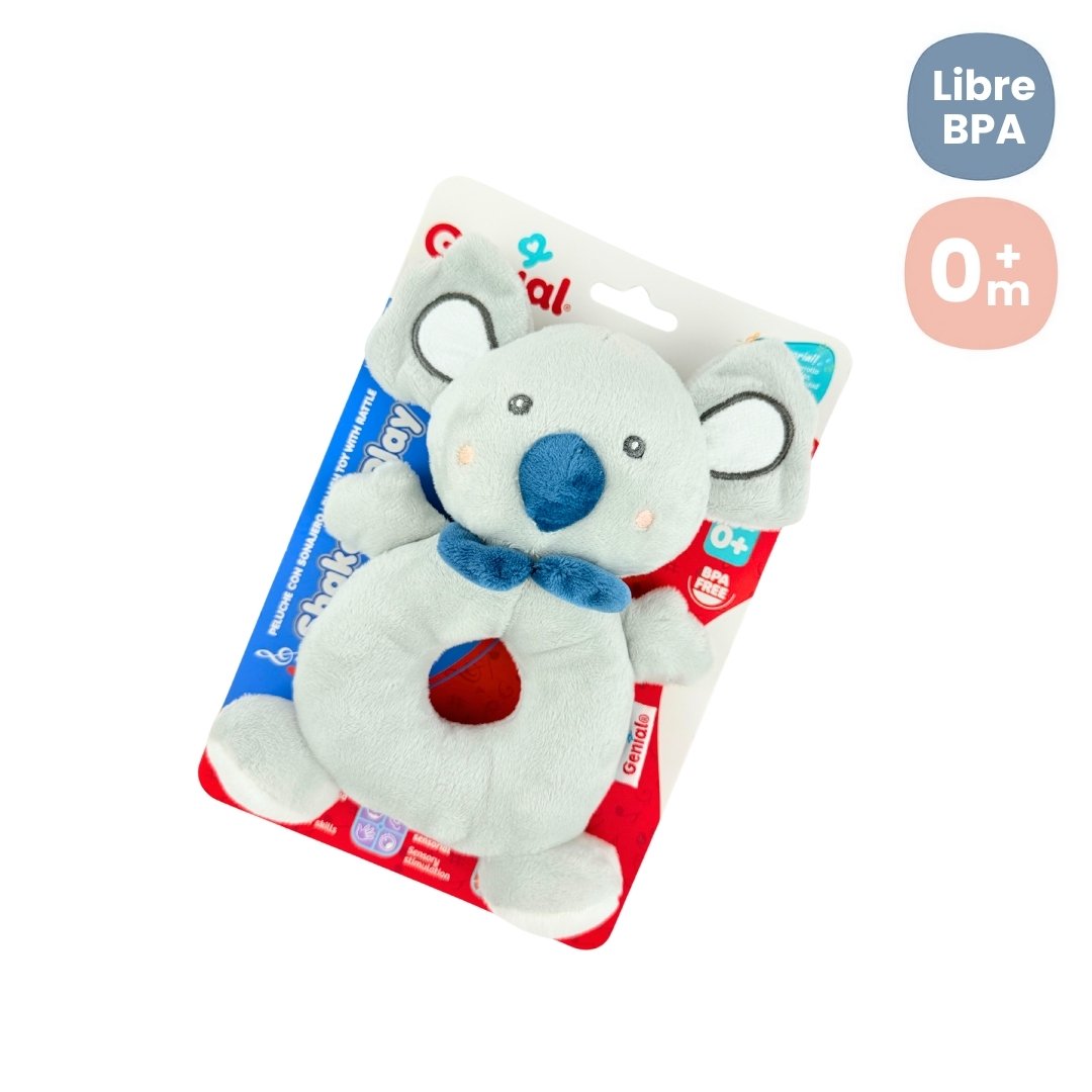 Peluche Press Sonajero Con Rasca Encías Kolala