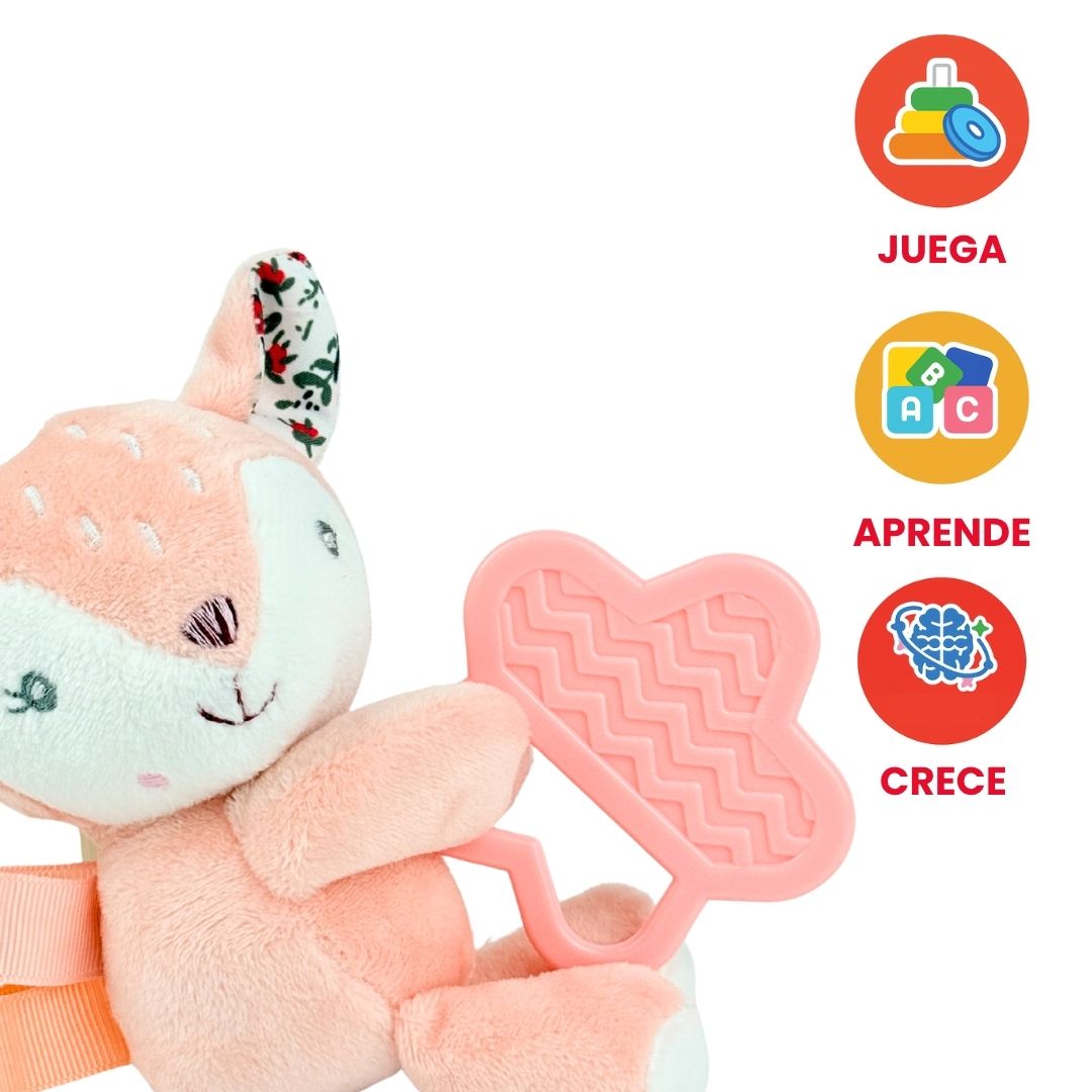 Peluche Estimulación Con Rasca Encías Travesuras