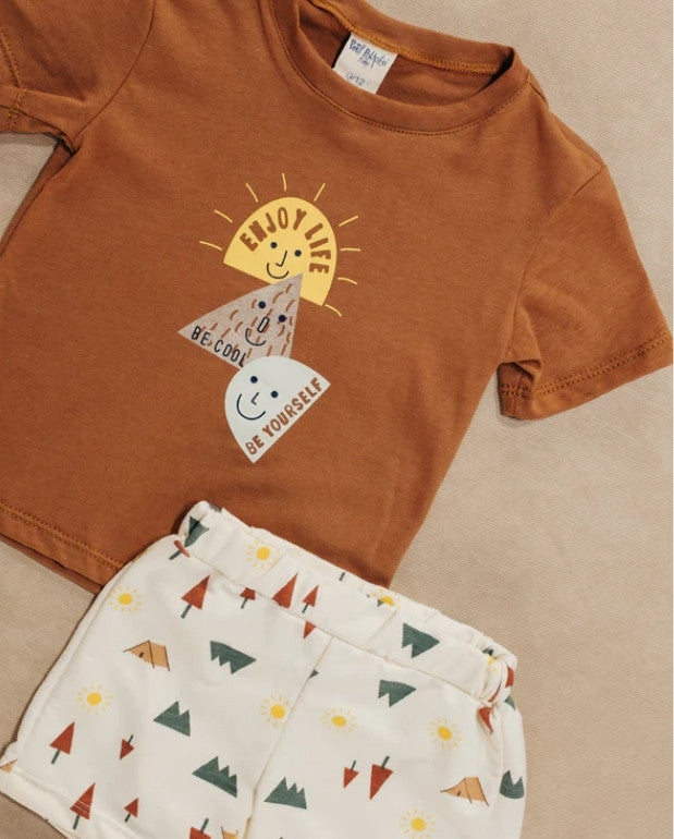 Conjunto Bermuda Figuras Sol Enjoy