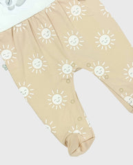 Pijama Enteriza Nube Panda Beige Detalle