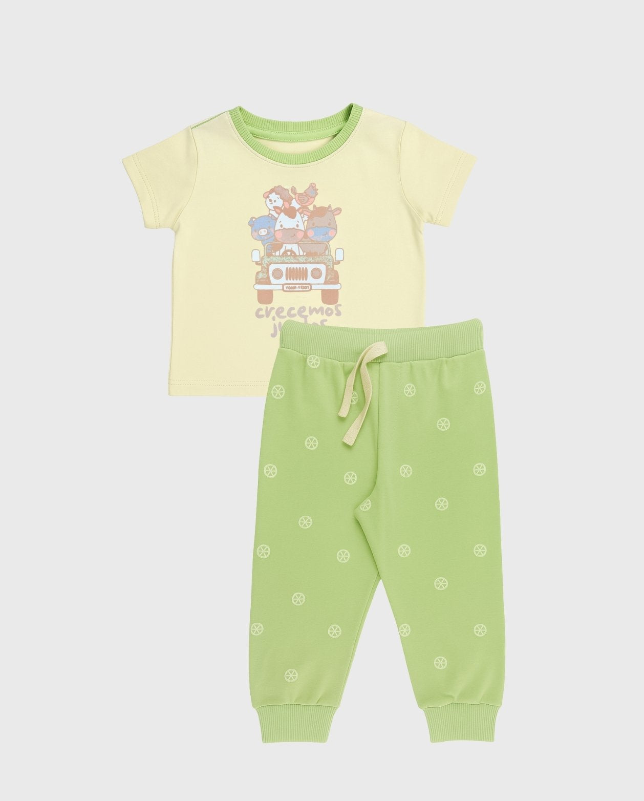 Pijama Manga Corta Estampado Carro