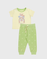 Pijama Manga Corta Estampado Carro